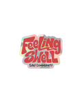 PrismVeil Swellmark — Surf Logo Rainbow Sticker