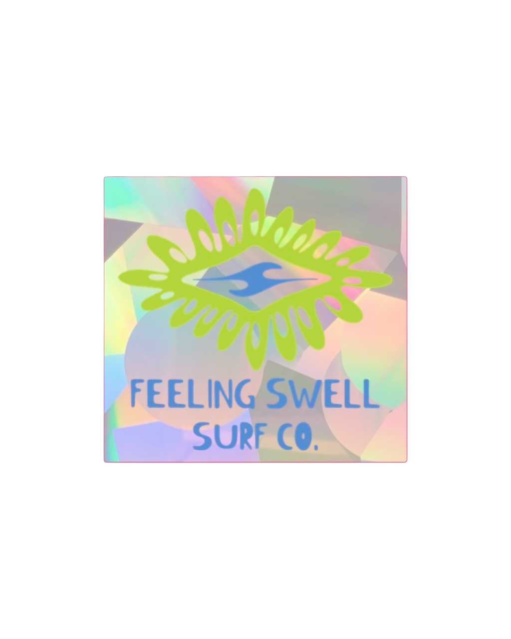 PrismVeil Surfwave — Surf Co Rainbow Sticker
