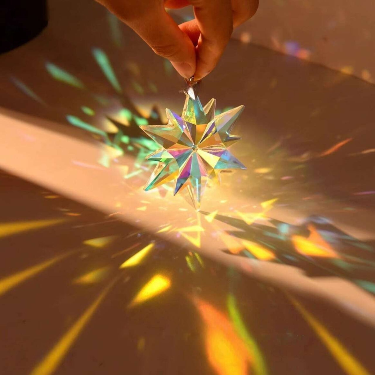 PrismGlow Crystal Suncatcher - ff0f2bde4a141615bcd68eeee099b7a0