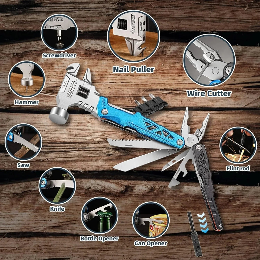 18 In 1 Multifunctional Wrench Hammer - Gadget by Extoril