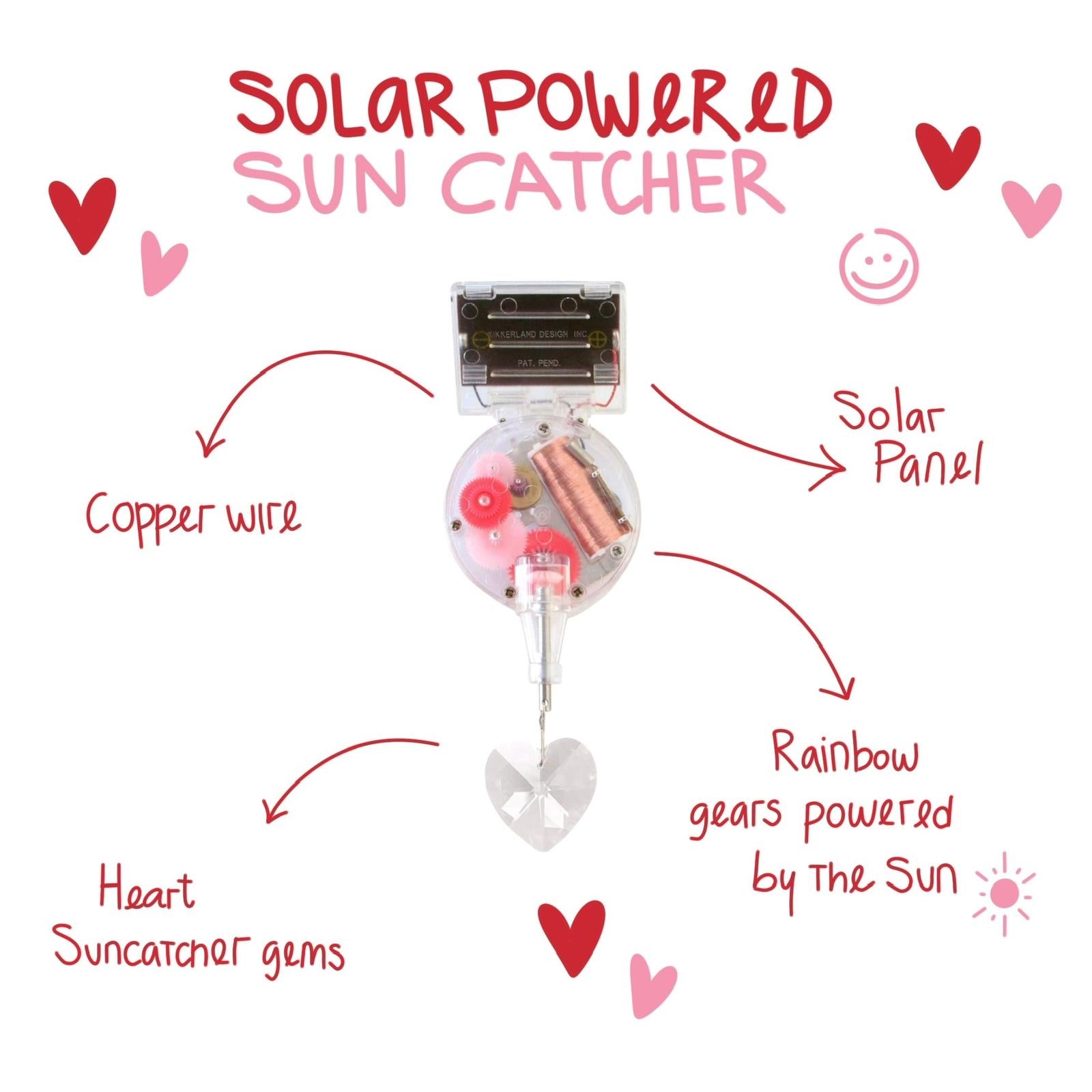 PrismVeil Corazon — Heart Solar Crystal Rainbow Maker