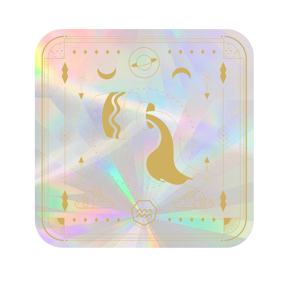PrismVeil Zodiacal — Horoscope Sign Rainbow Window Film