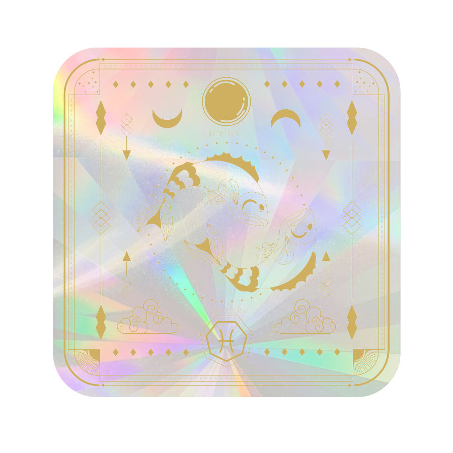 PrismVeil Zodiacal — Horoscope Sign Rainbow Window Film