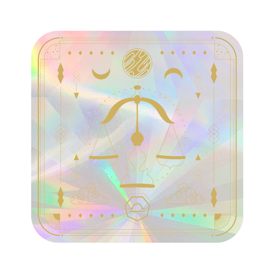 PrismVeil Zodiacal — Horoscope Sign Rainbow Window Film