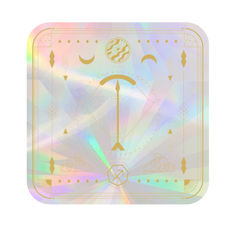 PrismVeil Zodiacal — Horoscope Sign Rainbow Window Film