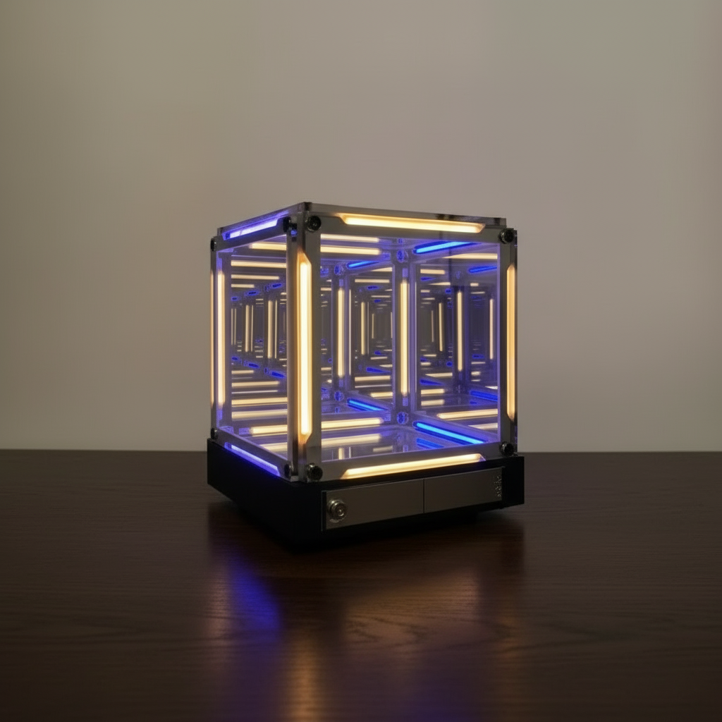 Infinity Mirror Cube LED - Gadget by Extoril