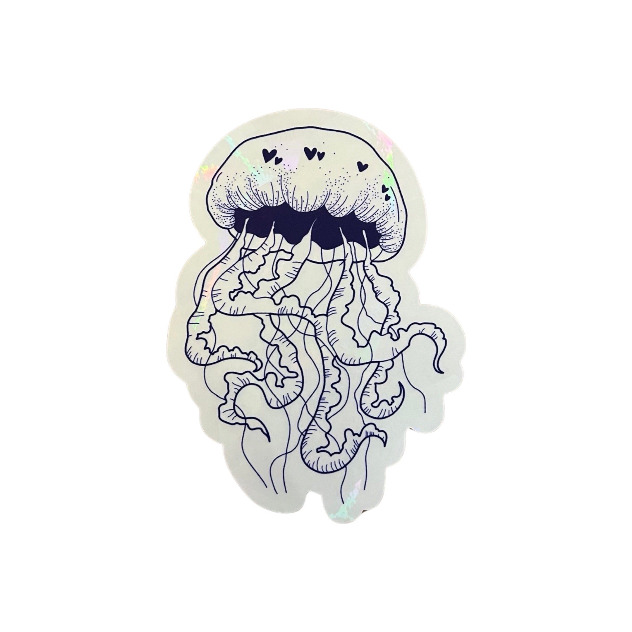 PrismVeil Medusara — Jellyfish Rainbow Window Film