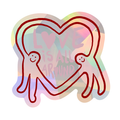 PrismVeil Amoris — Love Hearts Rainbow Window Film