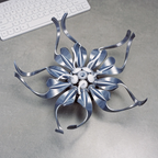 Metal Flower Sculpture Mechanical Steampunk - Gadget by Extoril