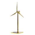 DIY 3D Metal Windmill Solar Powered Wind Turbine Assembly Model Golden - 3d metal puzzle by Extoril