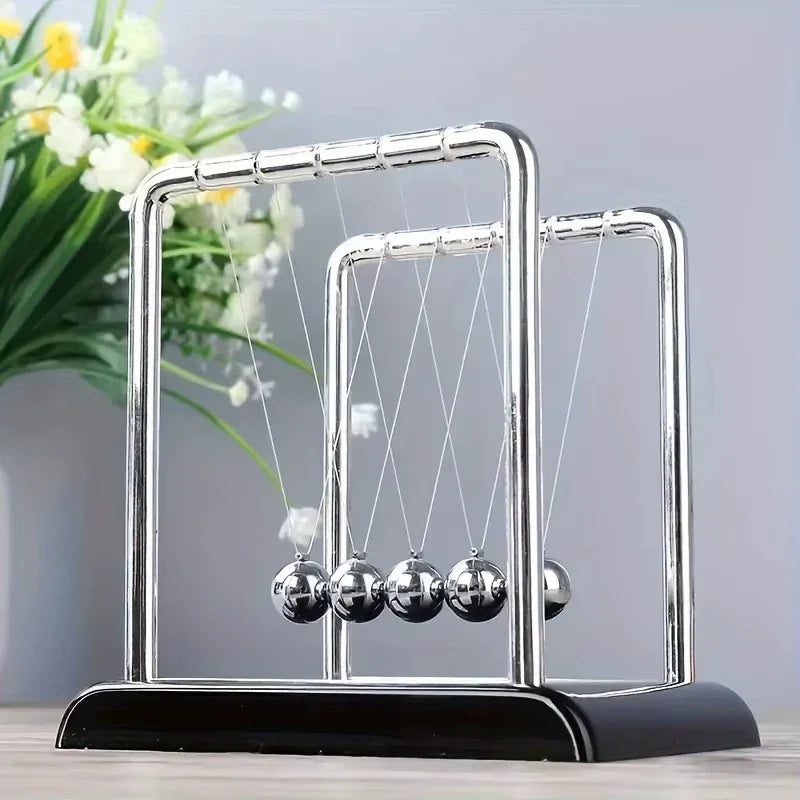 Newton Cradle Executive Desk Physics Demonstrator - home decor by Extoril