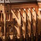 Gothic Notre-Dame Cathedral - Paris Masterpiece 3D Wooden Puzzle - 3D Wooden Puzzle by Extoril