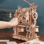 Classic Printing Press Musical Workshop - 3D Wooden Puzzle by Extoril