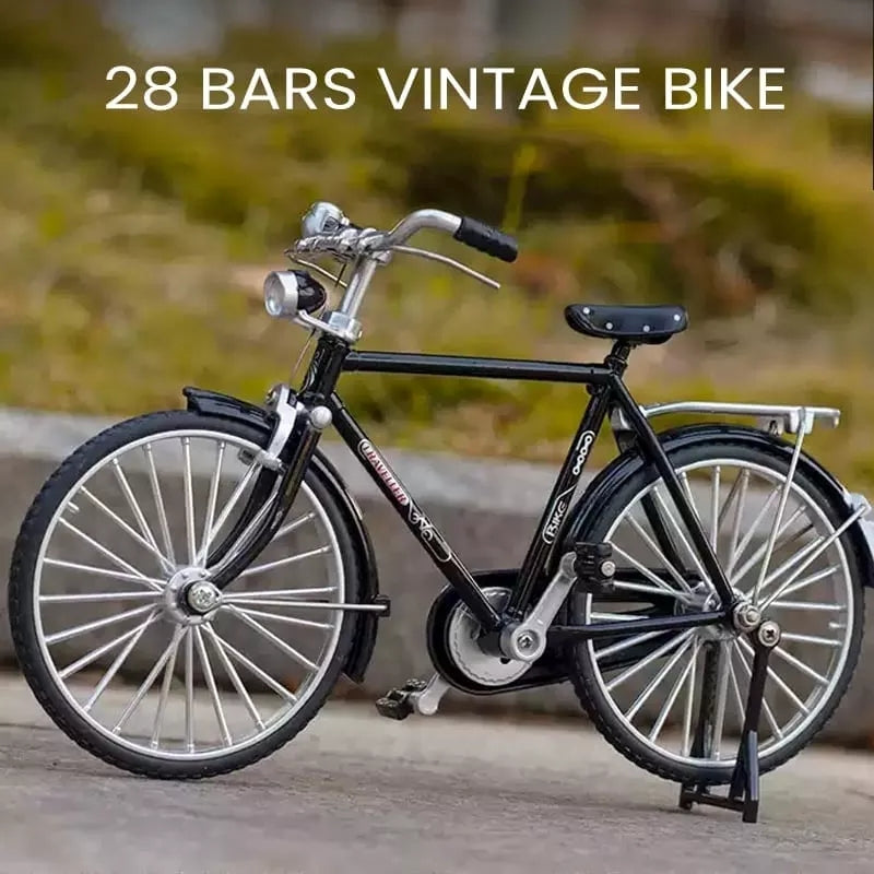 1:10 Scale DIY Retro Bicycle Model Kit 51-Piece Zinc Alloy Nostalgic Assembly - Gadget by Extoril