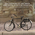 1:10 Scale DIY Retro Bicycle Model Kit 51-Piece Zinc Alloy Nostalgic Assembly - Gadget by Extoril
