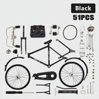 1:10 Scale DIY Retro Bicycle Model Kit 51-Piece Zinc Alloy Nostalgic Assembly - Gadget by Extoril