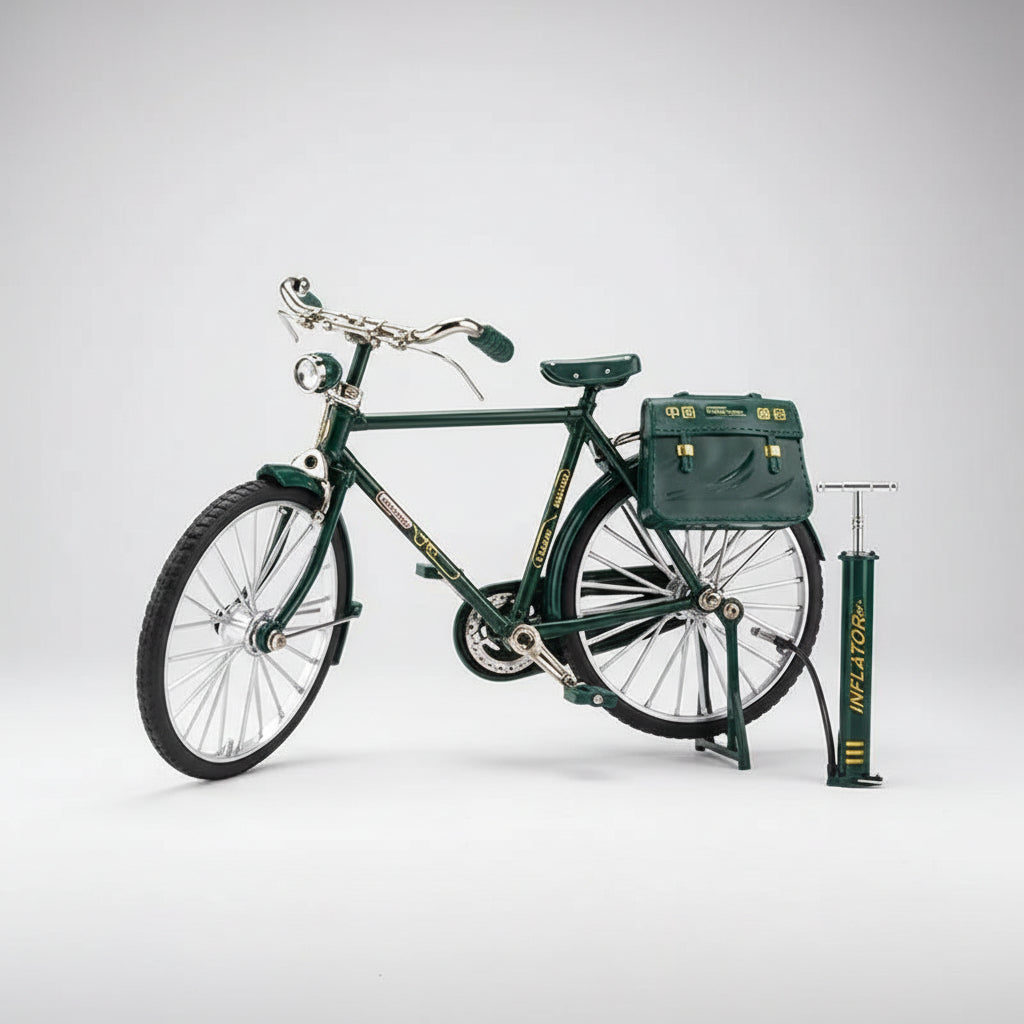 1:10 Scale DIY Retro Bicycle Model Kit 51-Piece Zinc Alloy Nostalgic Assembly - Gadget by Extoril
