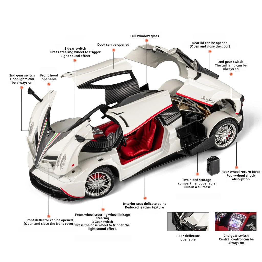1:18 Pagani Huayra Diecast Model Car - Gadget by Extoril