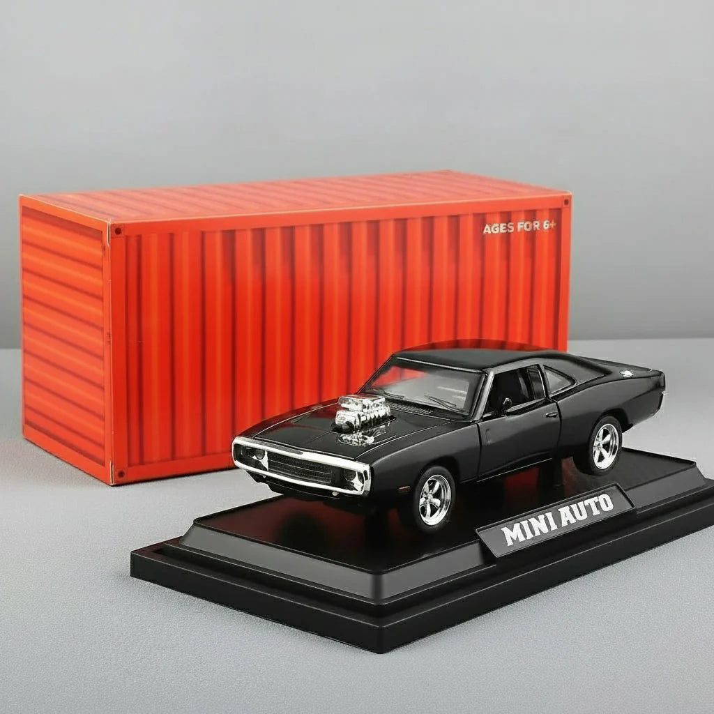 1:32 1970 Charger Diecast Pull-Back Model Car - home decor by Extoril