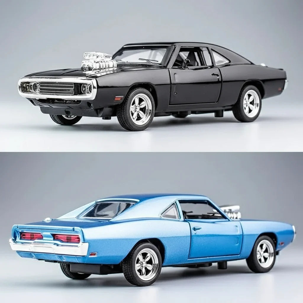 1:32 1970 Charger Diecast Pull-Back Model Car - home decor by Extoril