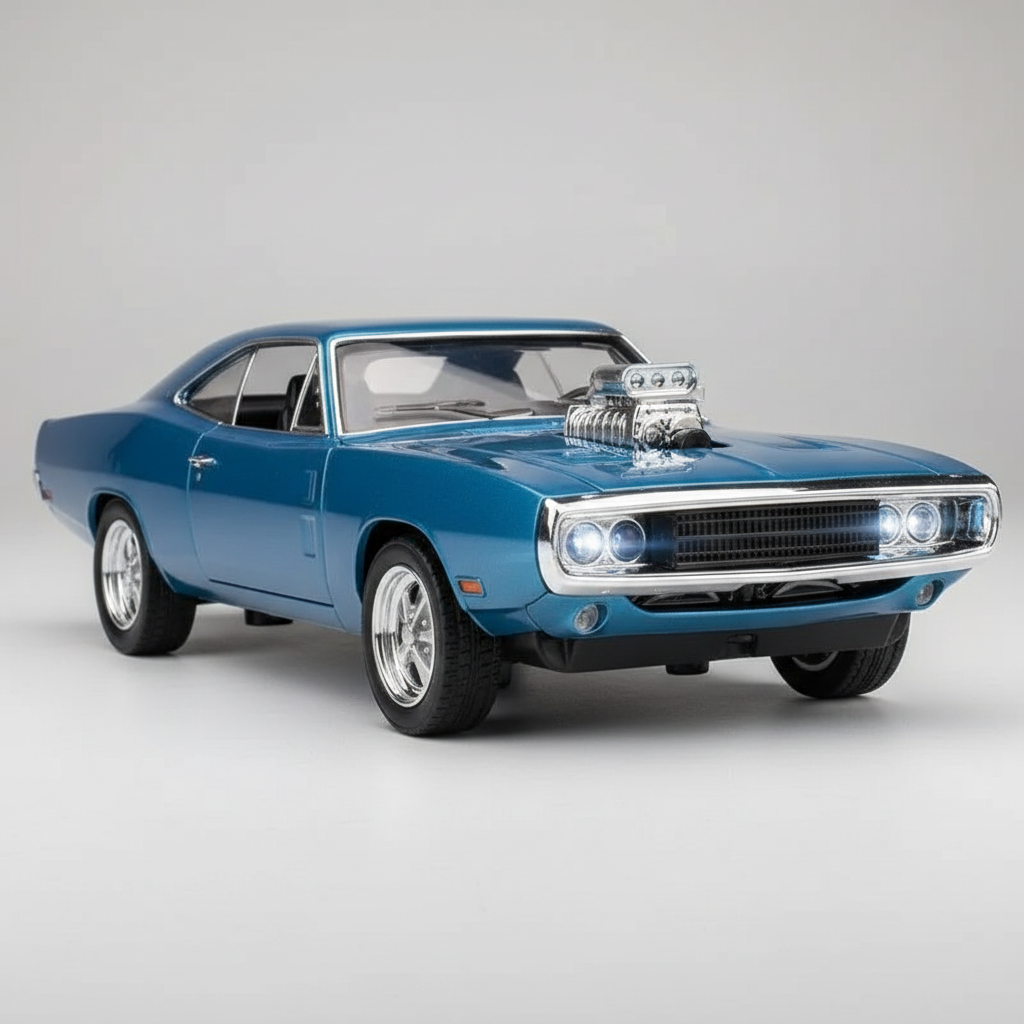 1:32 1970 Charger Diecast Pull-Back Model Car - home decor by Extoril