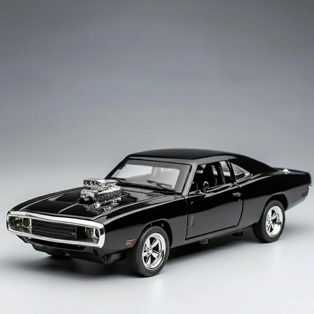 1:32 1970 Charger Diecast Pull-Back Model Car - home decor by Extoril