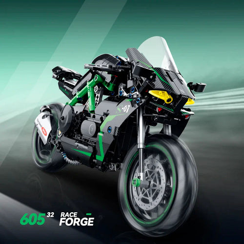 1:8 Motorcycle Building Block Set - Gadget by Extoril