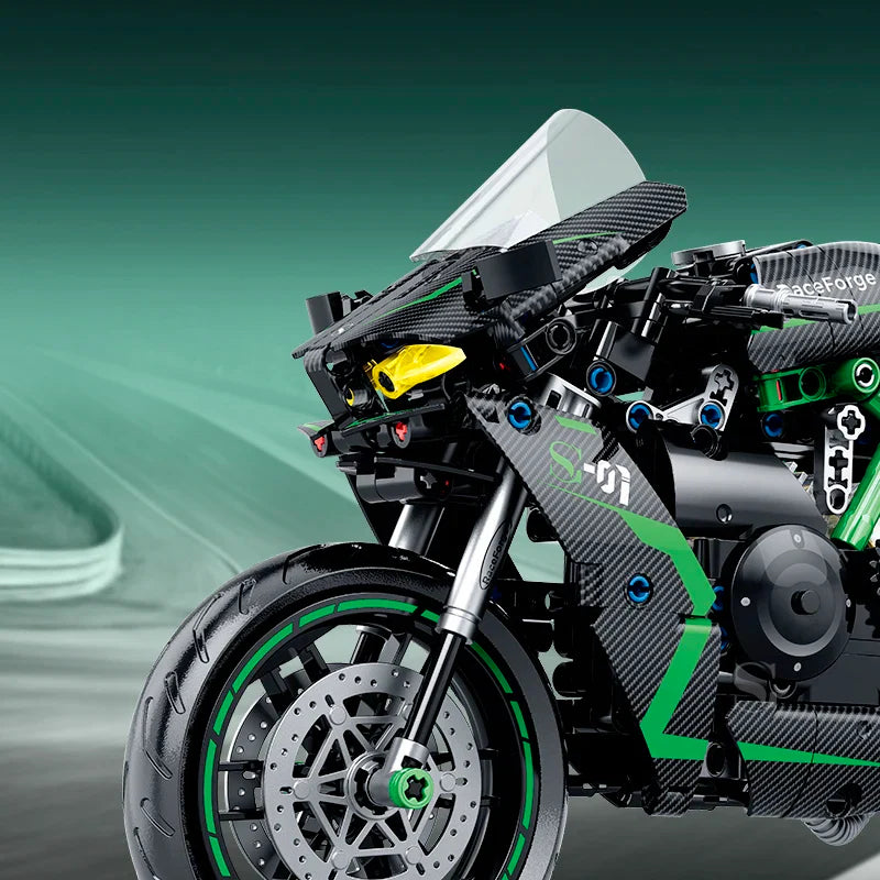 1:8 Motorcycle Building Block Set - Gadget by Extoril