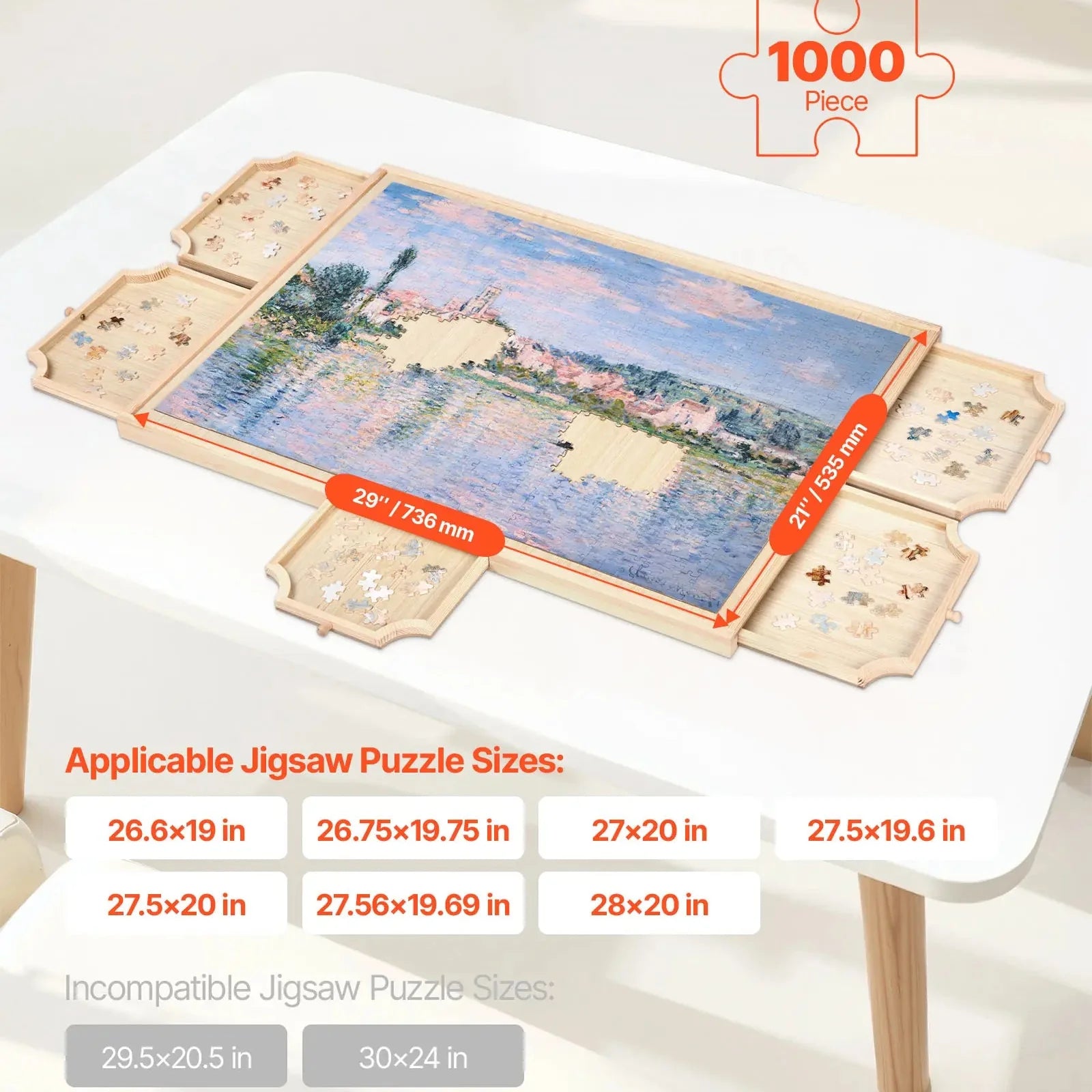 Puzzle Board with Rotating Base - 3D Wooden Puzzle by Extoril