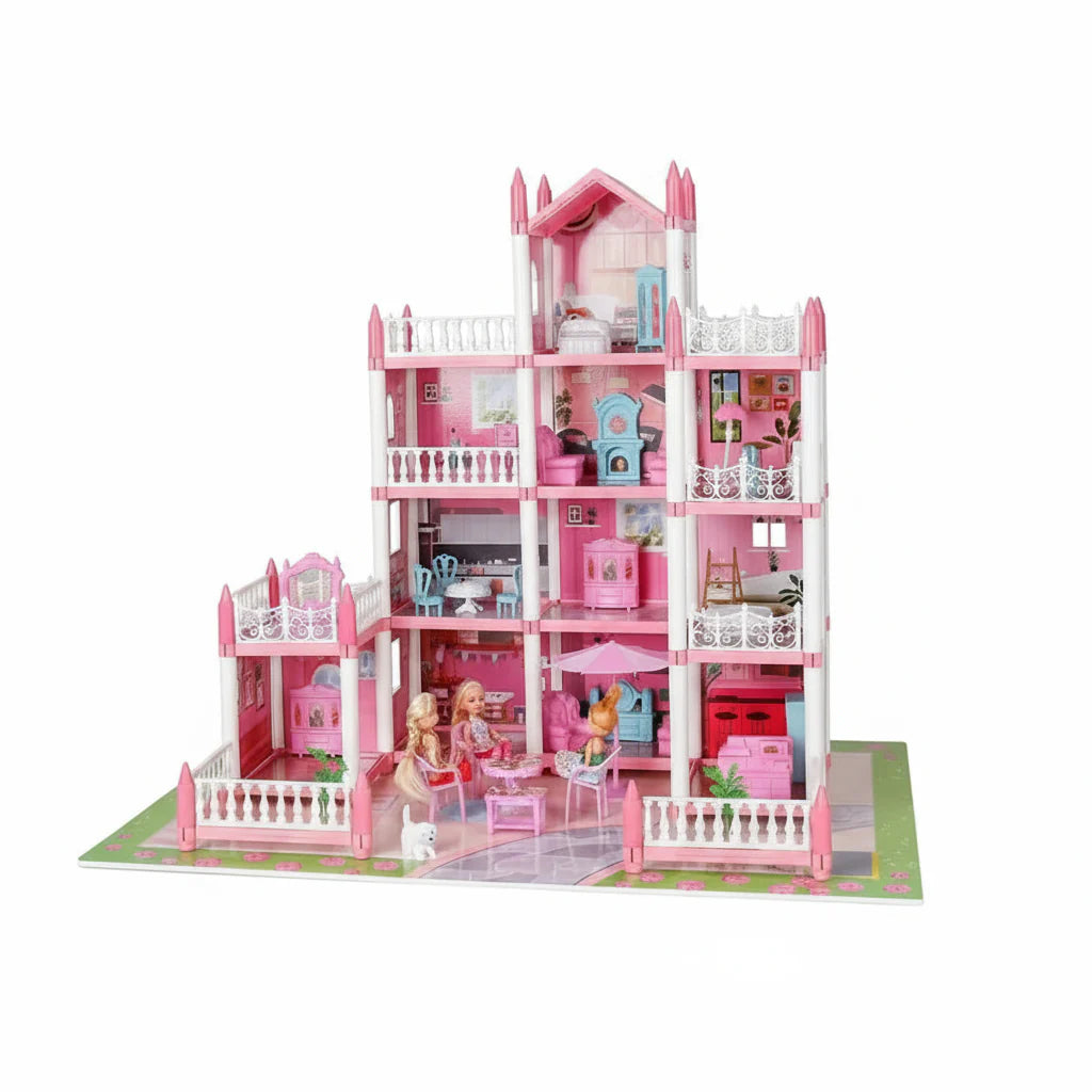 DIY Dollhouse Kit with 11 Rooms - Miniature for Girls - DIY Miniature by Extoril