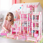 DIY Dollhouse Kit with 11 Rooms - Miniature for Girls - DIY Miniature by Extoril