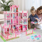 DIY Dollhouse Kit with 11 Rooms - Miniature for Girls - DIY Miniature by Extoril
