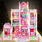 DIY Dollhouse Kit with 11 Rooms - Miniature for Girls - DIY Miniature by Extoril