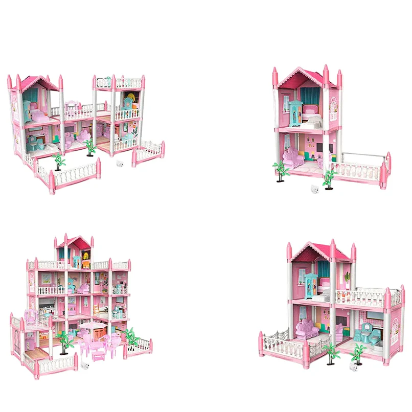 DIY Dollhouse Kit with 11 Rooms - Miniature for Girls - DIY Miniature by Extoril