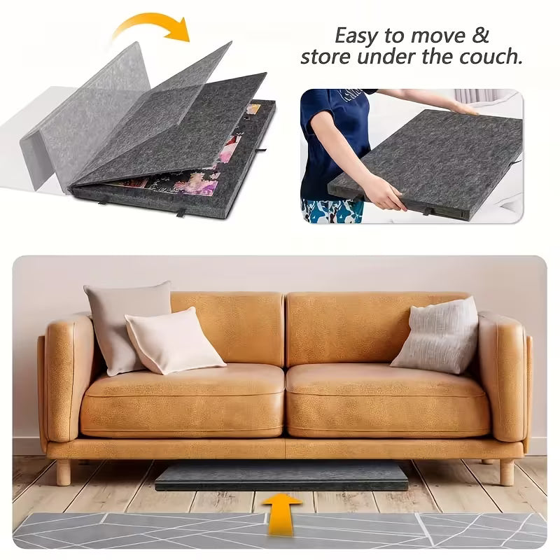 Puzzle Board with Drawers 1500 Piece - 3D Wooden Puzzle by Extoril