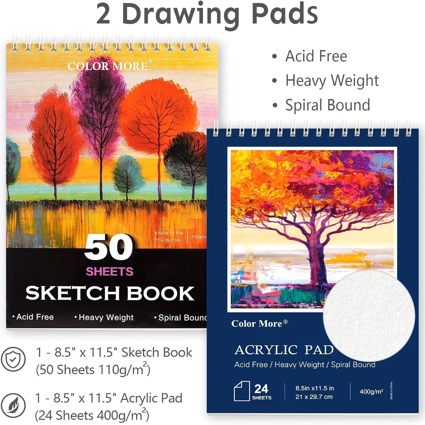 175 Piece Art Set Wooden Case Drawing Kit - home decor by Extoril