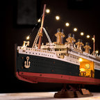 Titanic 3D Wooden Model Kit with LED - 3D Wooden Puzzle by Extoril