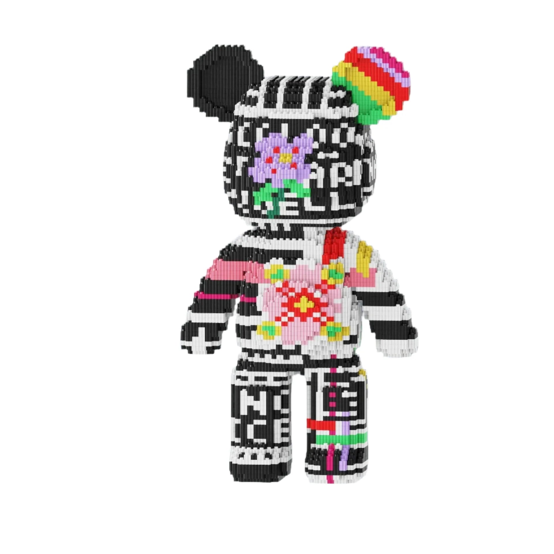 3688-Piece Bear Micro Building Blocks Set - Mechanical kit by Extoril