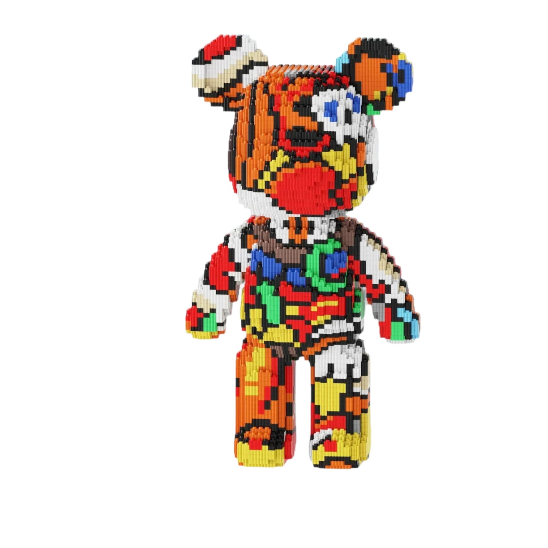 3688-Piece Bear Micro Building Blocks Set - Mechanical kit by Extoril