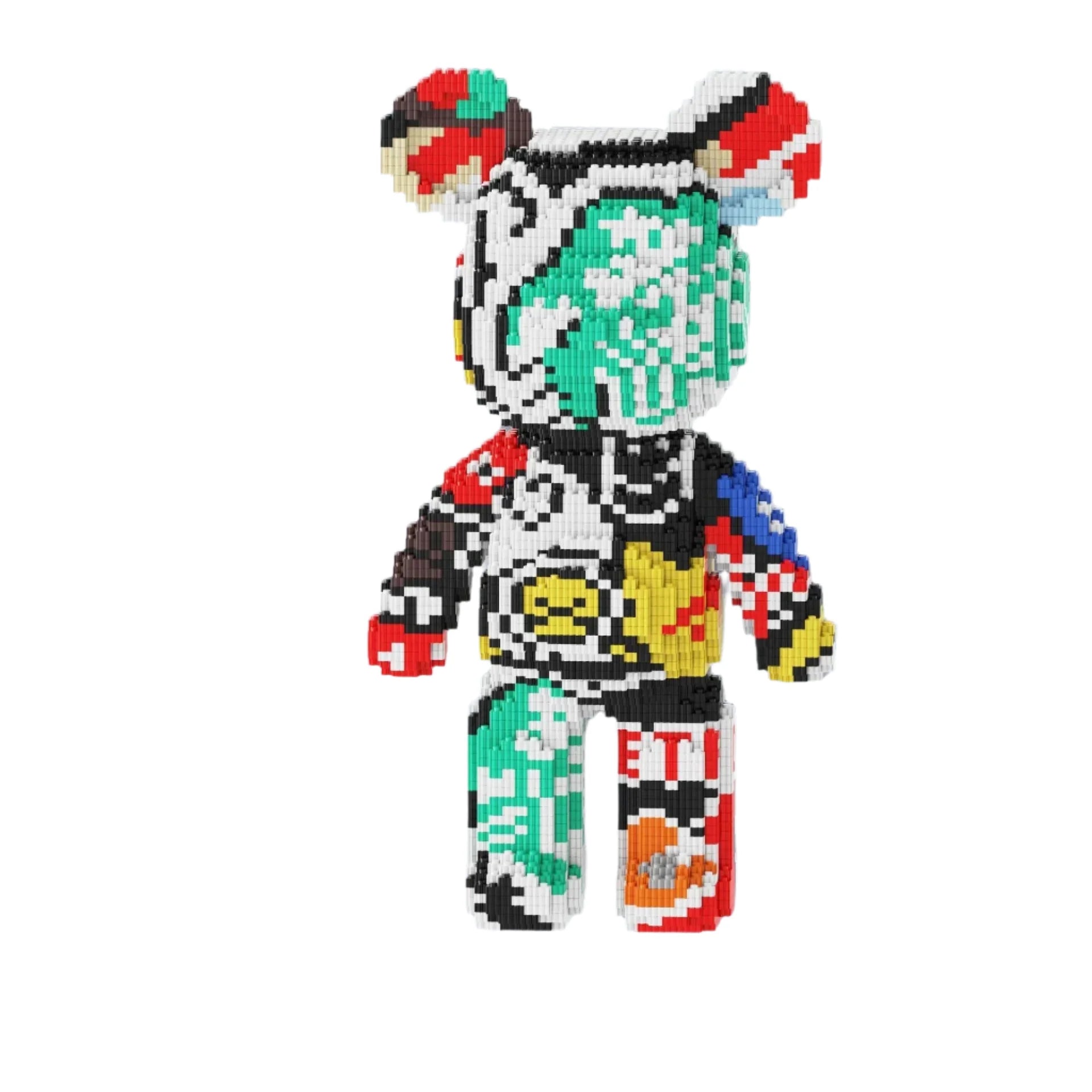 3688-Piece Bear Micro Building Blocks Set - Mechanical kit by Extoril
