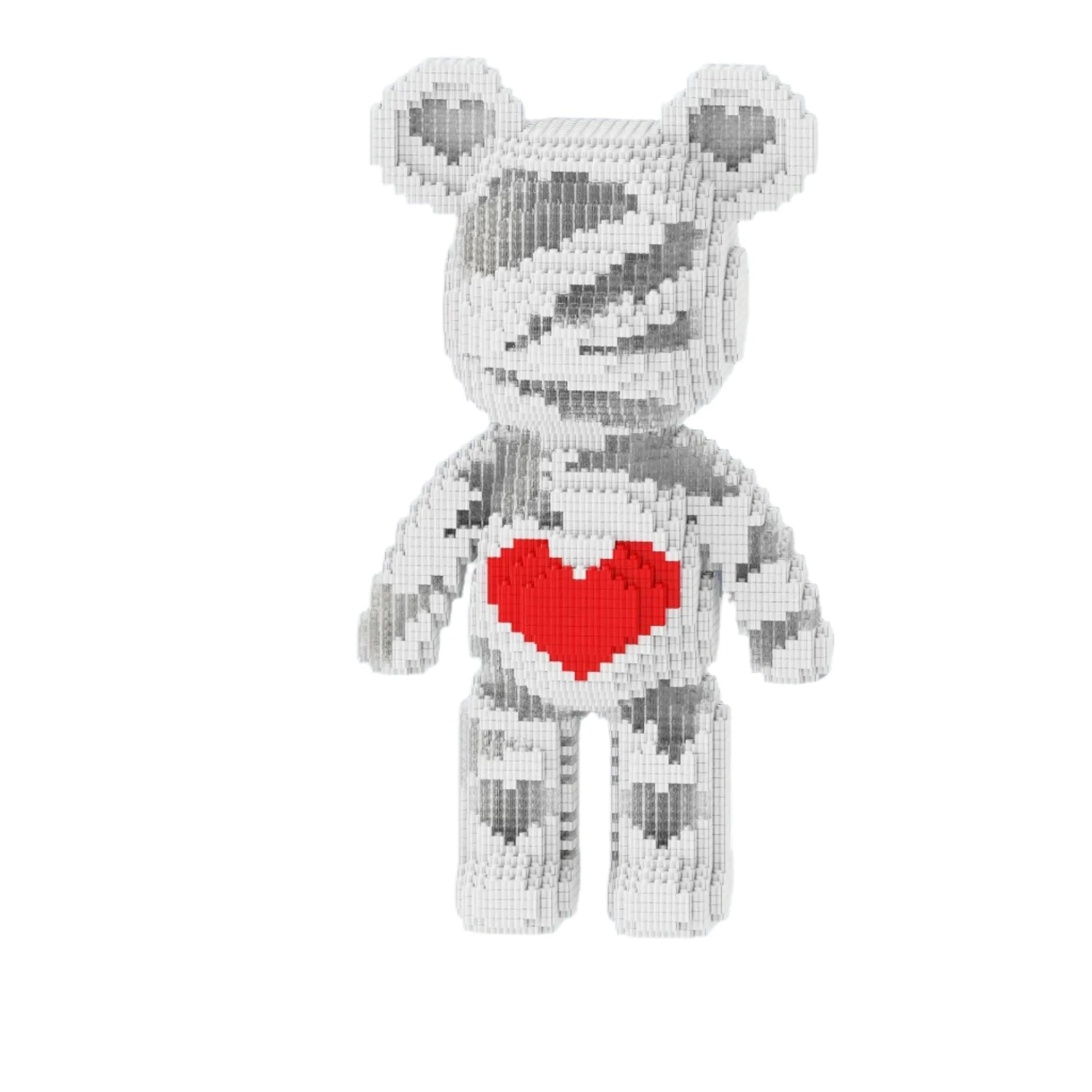 3688-Piece Bear Micro Building Blocks Set - Mechanical kit by Extoril