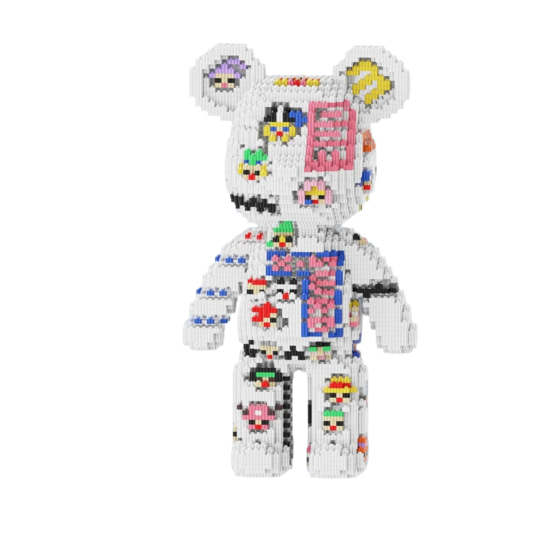 3688-Piece Bear Micro Building Blocks Set - Mechanical kit by Extoril
