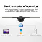3D Hologram Fan WiFi LED Projector Display - home decor by Extoril