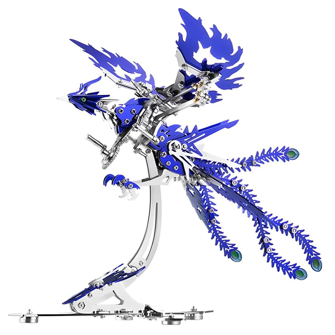 Phoenix Rising 3D Mechanical Stainless Steel Bionic Assembly Kit - 3d metal puzzle by Extoril