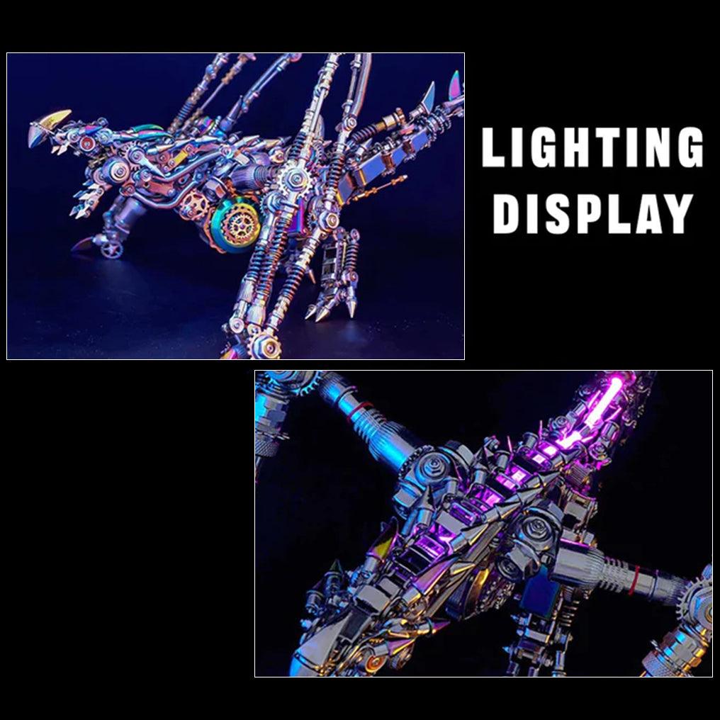 3D Metal Dragon Puzzle Model Kit – 1390 Pcs - 3d metal puzzle by Extoril