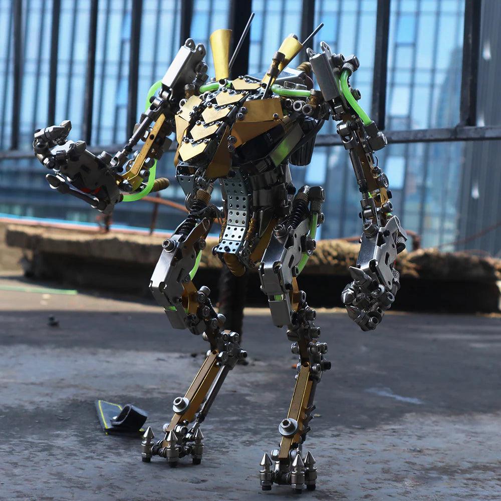 DIY XIA-A Metal Future Mech Model with Articulated Joints & Lights - 3d metal puzzle by Extoril
