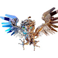 Nocturnal Owl 3D Metal Puzzle Steampunk Kit - 3d metal puzzle by Extoril