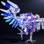 Nocturnal Owl 3D Metal Puzzle Steampunk Kit - 3d metal puzzle by Extoril