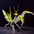 3D Metal Mantis Model Kit with LED Lights - 3d metal puzzle by Extoril