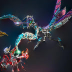 3D Metal Mantis Model Kit with LED Lights - 3d metal puzzle by Extoril